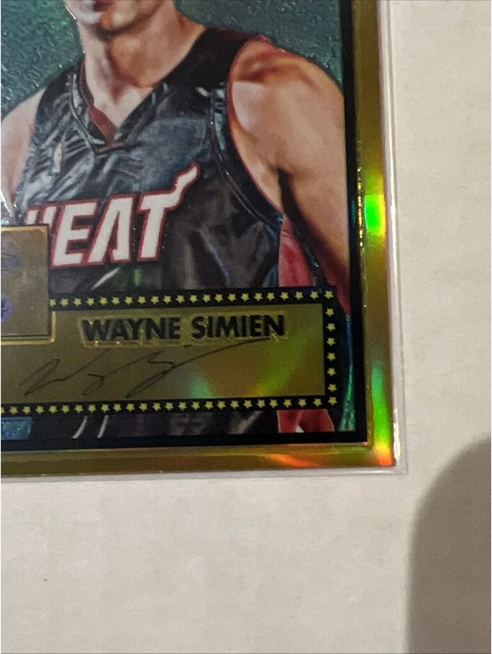 WAYNE SIMIEN 2005 TOPPS 52' STYLE CHROME GOLD REFRACTOR SERIAL #'d /25
